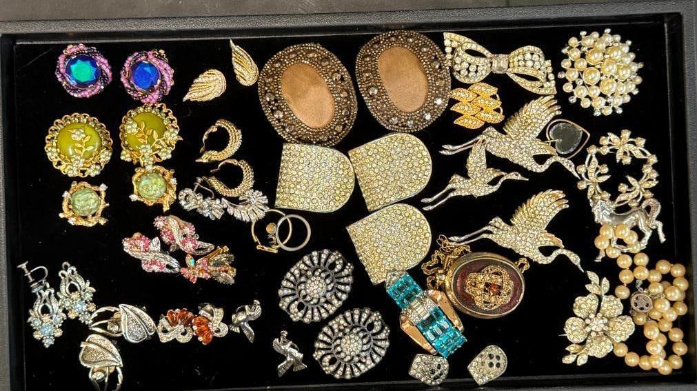 Costume Jewelry Pins, earrings and more (1 of 4)
