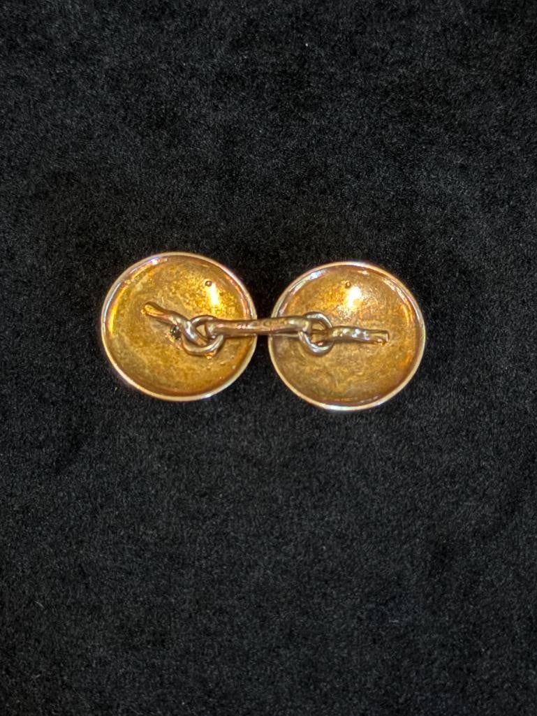 14k Gold ring and cufflinks - 3