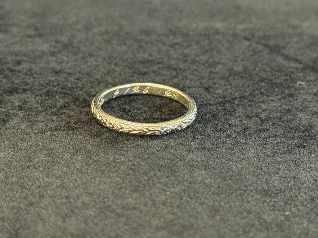 14k Gold ring and cufflinks - 4