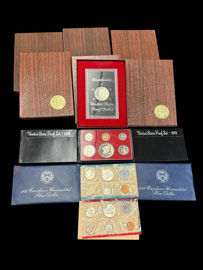 1962 Uncirculated set, Eisenhower Proof Dollars etc. (1 of 3)
