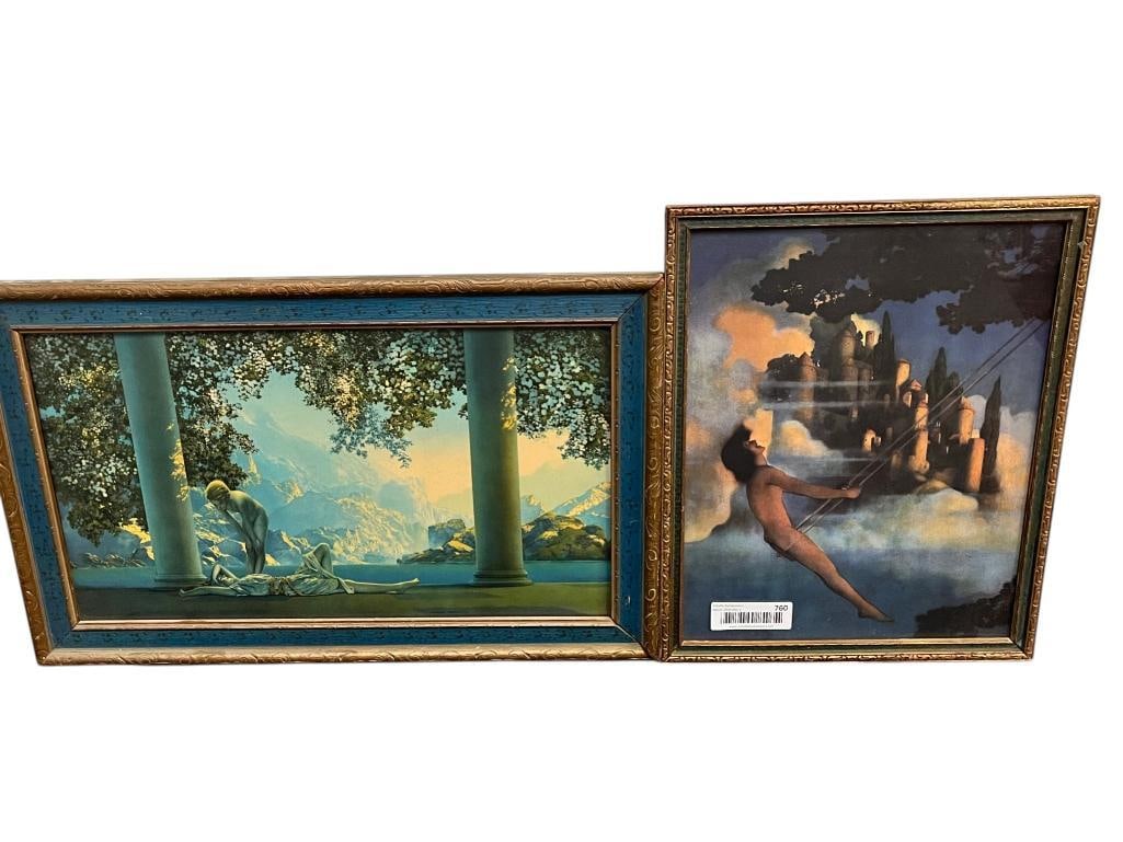 2 Maxfield Parrish prints (1 of 6)