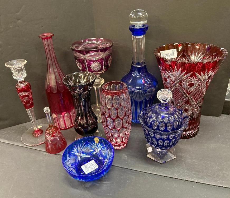Cut to Clear candlesticks, vases etc. (1 of 6)