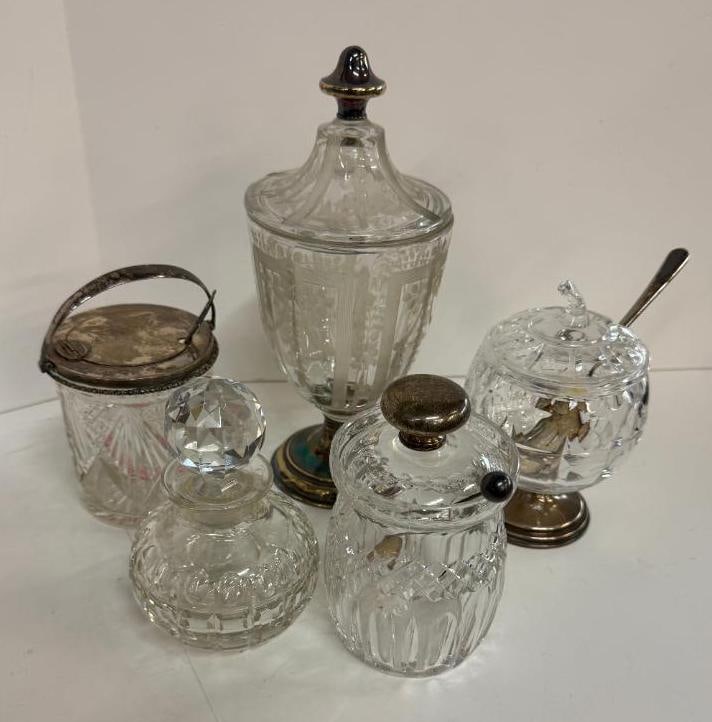 Hawkes cut glass Jam Jars and more (1 of 5)