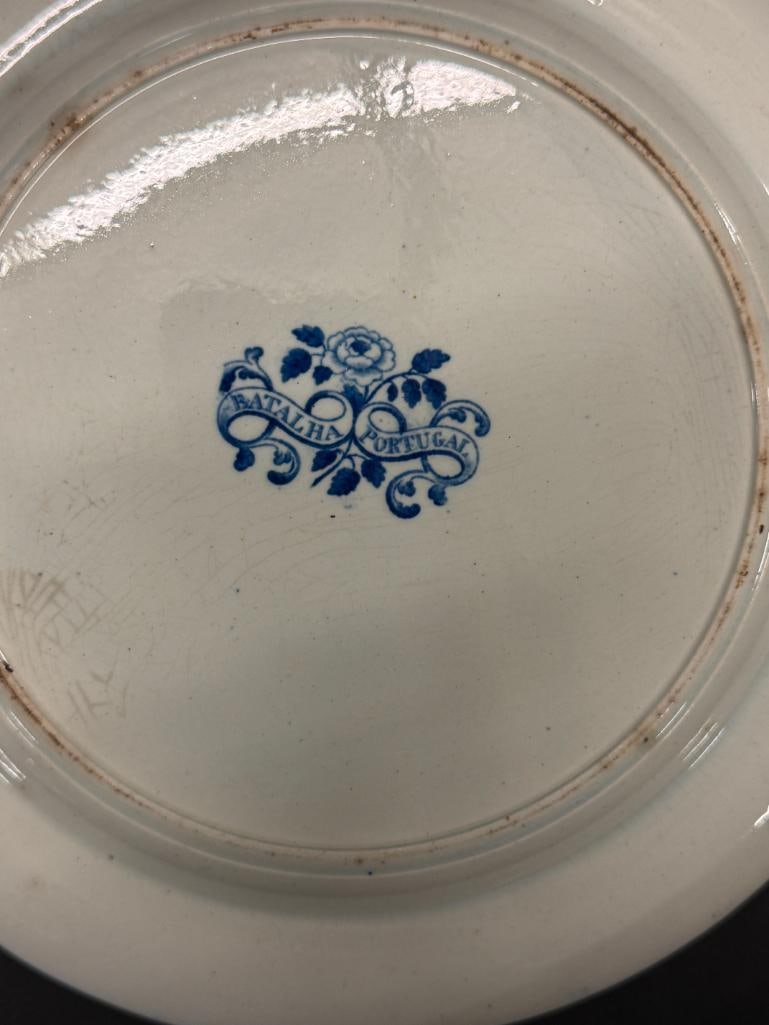 Transferware plates and tray - 10