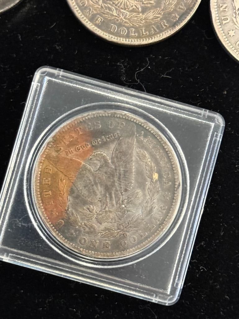 7 Morgan Silver Dollars - 4