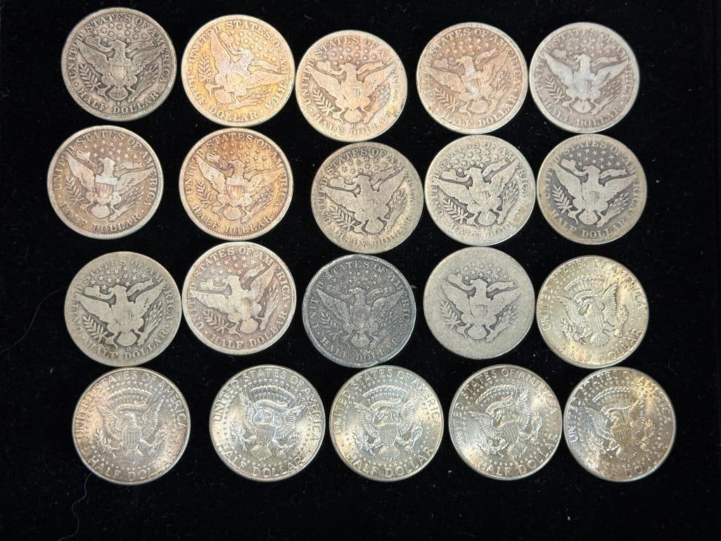 20 U.S. Silver Half Dollars - 2