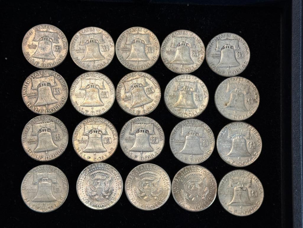 20 U.S. Silver Half Dollars - 2