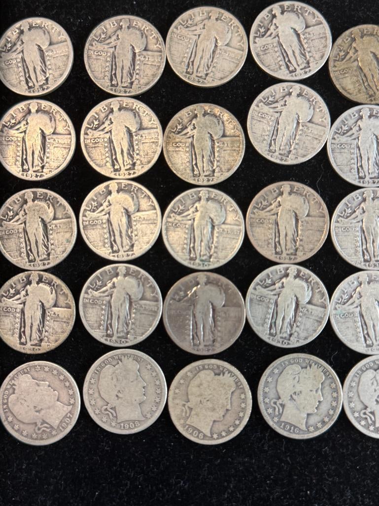 $10 Face value U.S. Silver Quarters - 2