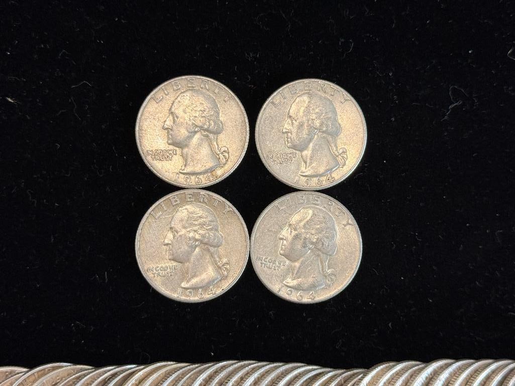 80 Silver Washington Quarters - 2