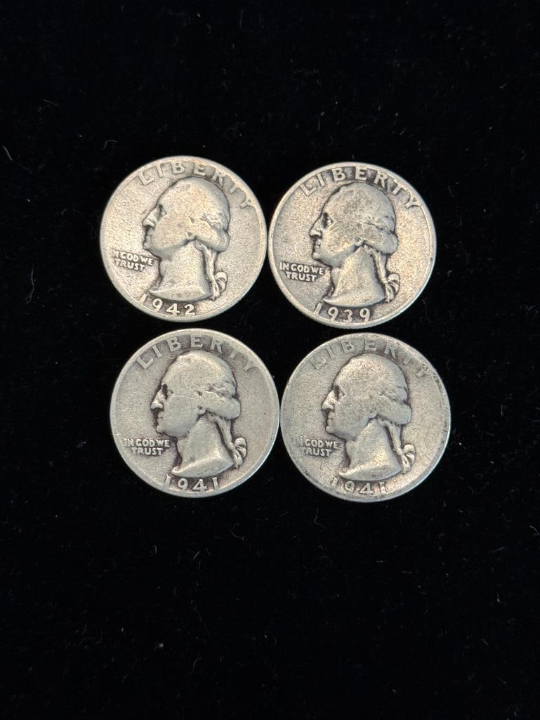 80 Silver Washington Quarters - 3