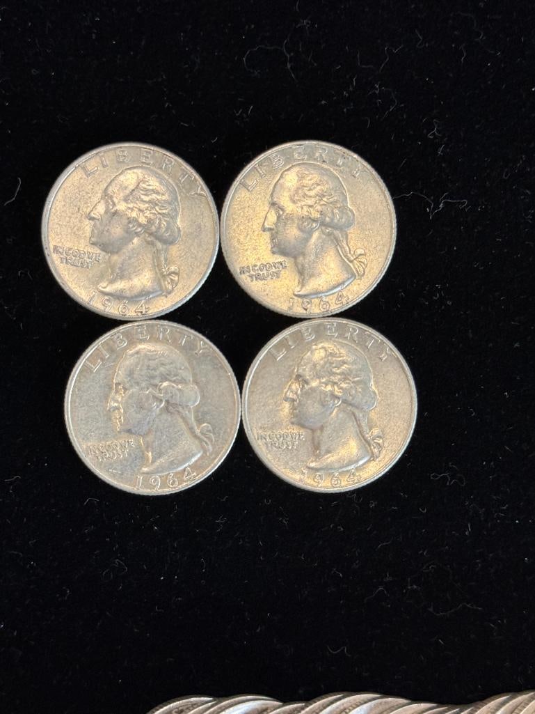 80 Silver Washington Quarters - 2