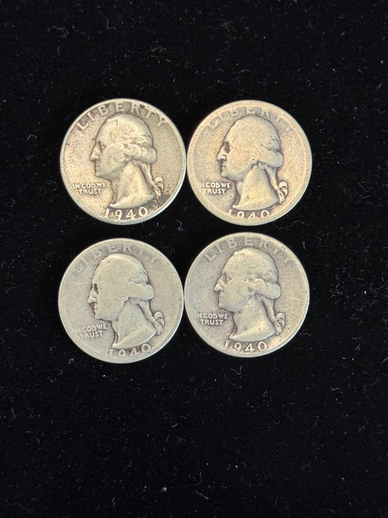 80 Silver Washington Quarters - 3