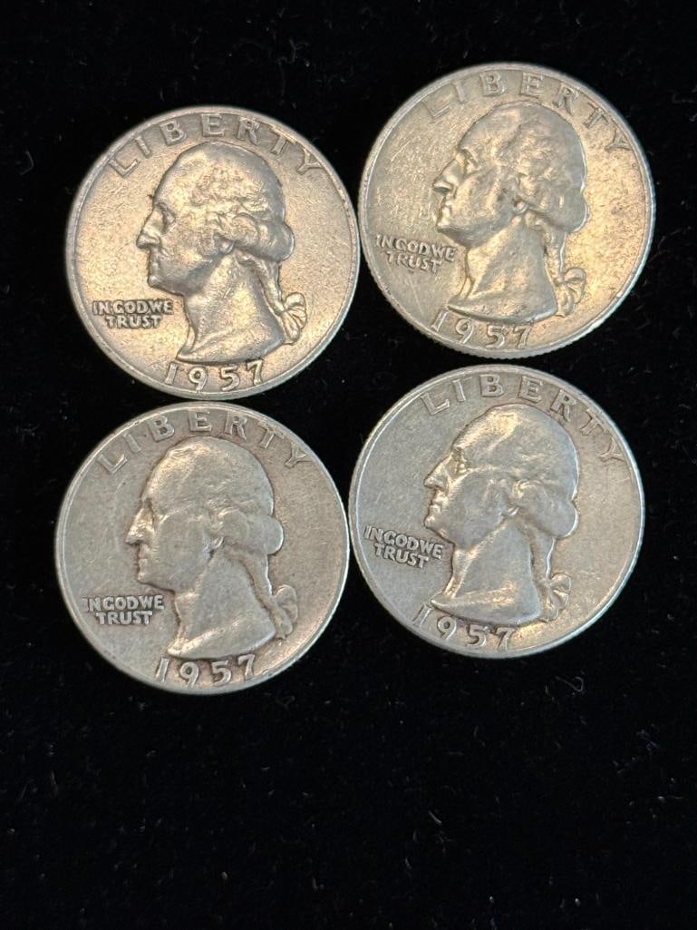 80 Silver Washington Quarters - 3