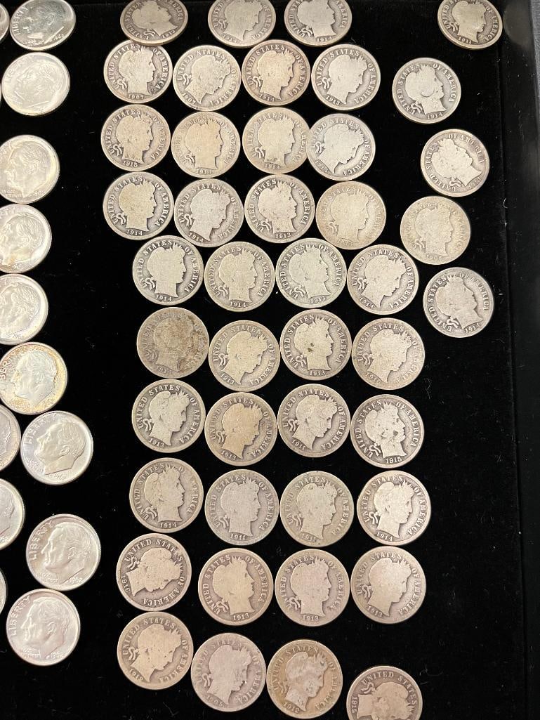 163 U.S. Silver Dimes - 4