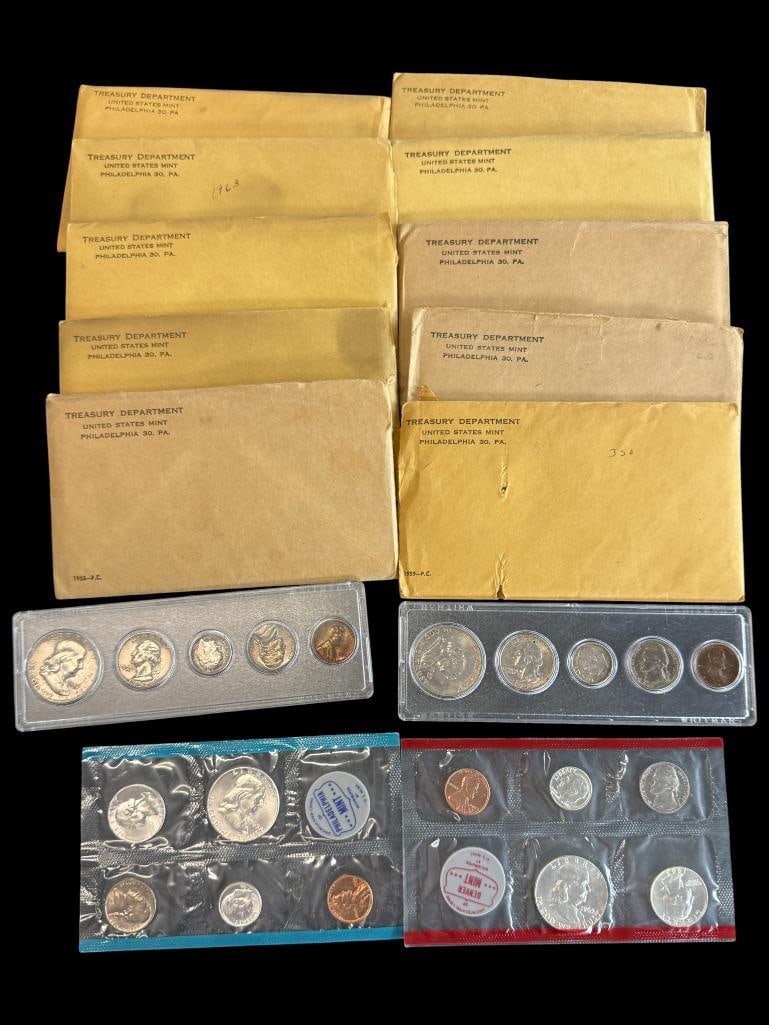 14 1960's U.S. Mint Silver Sets (1 of 4)