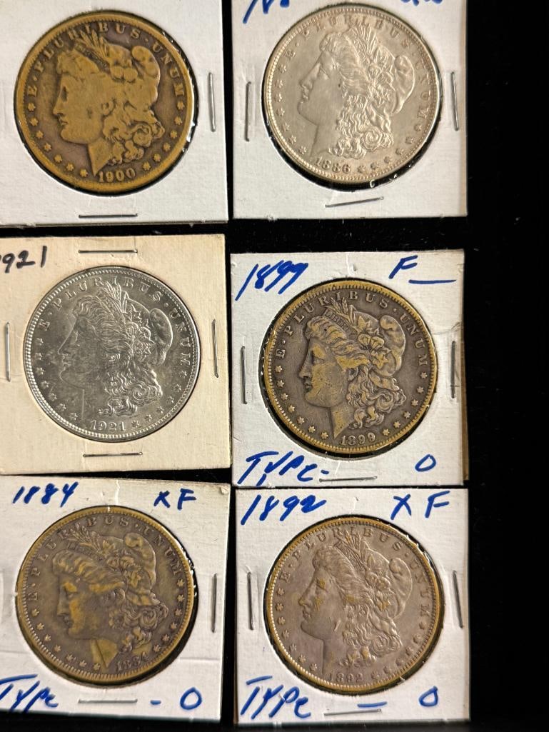 9 U.S. Morgan Silver Dollars - 3