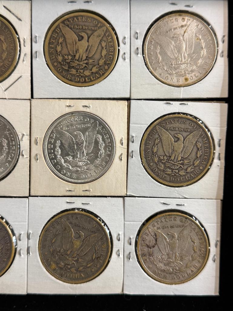 9 U.S. Morgan Silver Dollars - 6