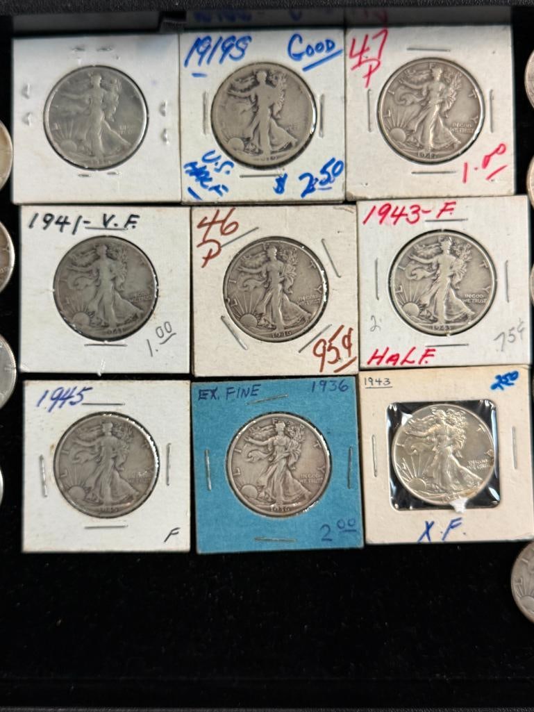 28 Silver U.S. Half Dollars - 3