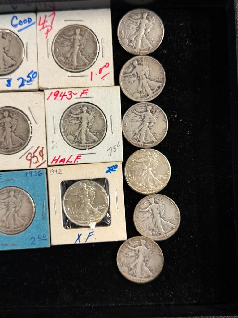 28 Silver U.S. Half Dollars - 4