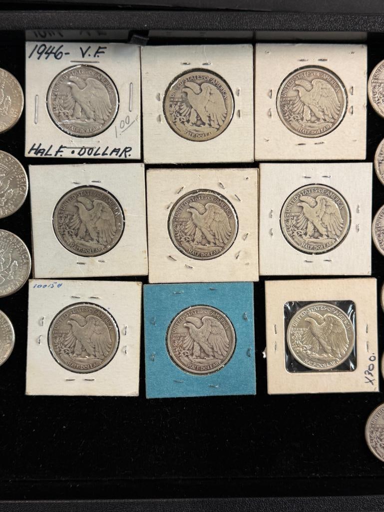 28 Silver U.S. Half Dollars - 7