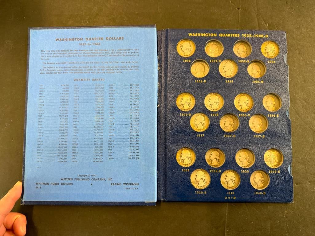 68 Silver Washington Quarters - 2