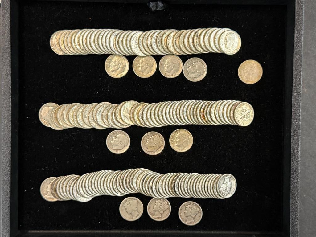 150 Silver Dimes (1 of 3)