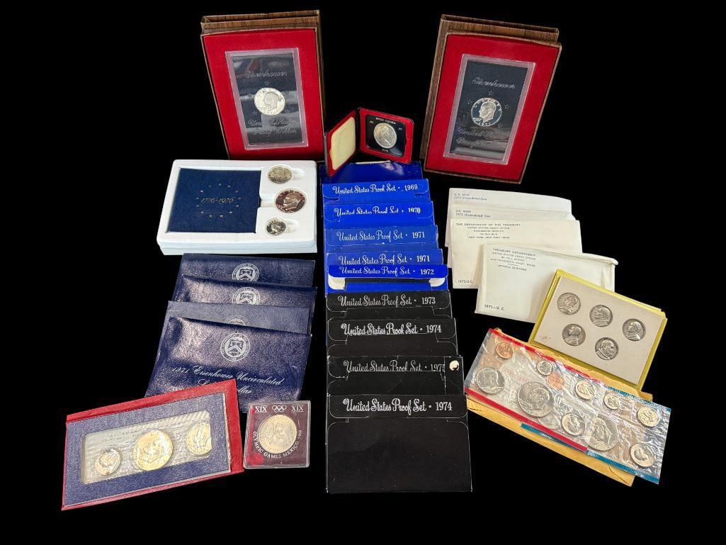 U.S. Bicentennial Silver Sets and more (1 of 8)