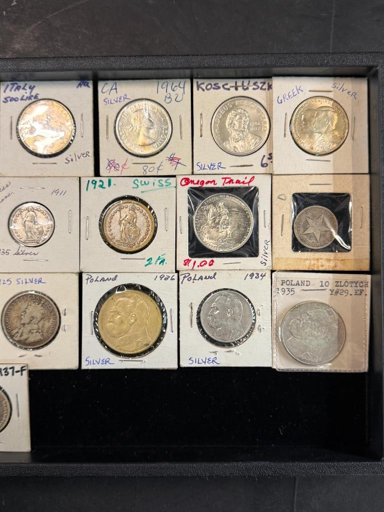 22 Foreign Silver Coins - 3