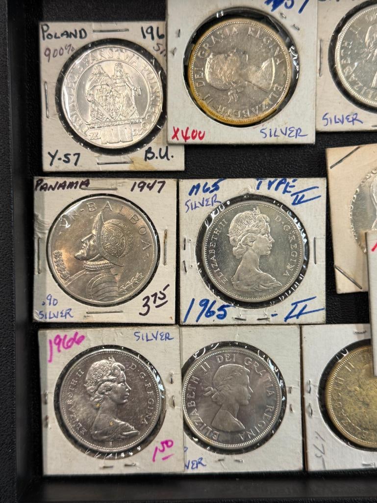 13 Foreign Silver Coins - 2