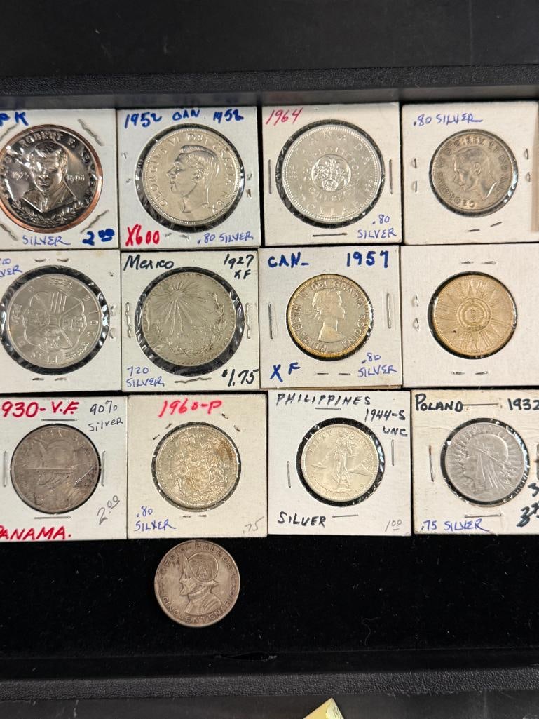 22 Foreign Silver Coins - 3
