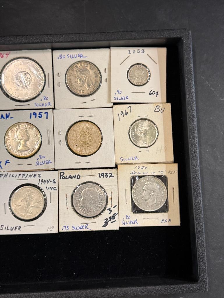 22 Foreign Silver Coins - 4