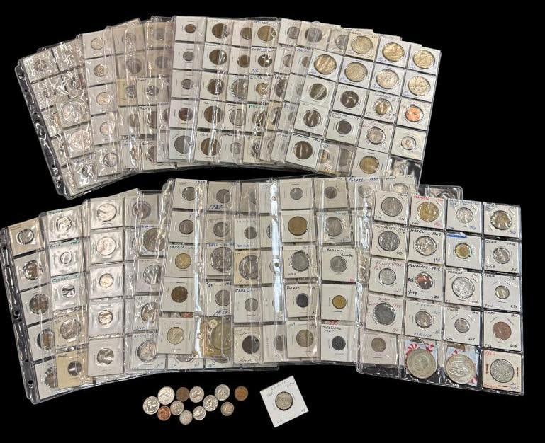 Collection of Foreign Coins, Medals and more (1 of 8)