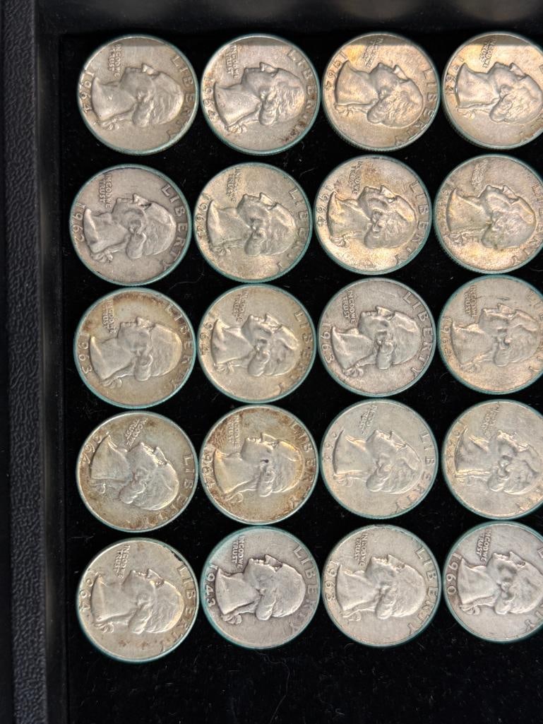 40 U.S. Silver Quarters - 2
