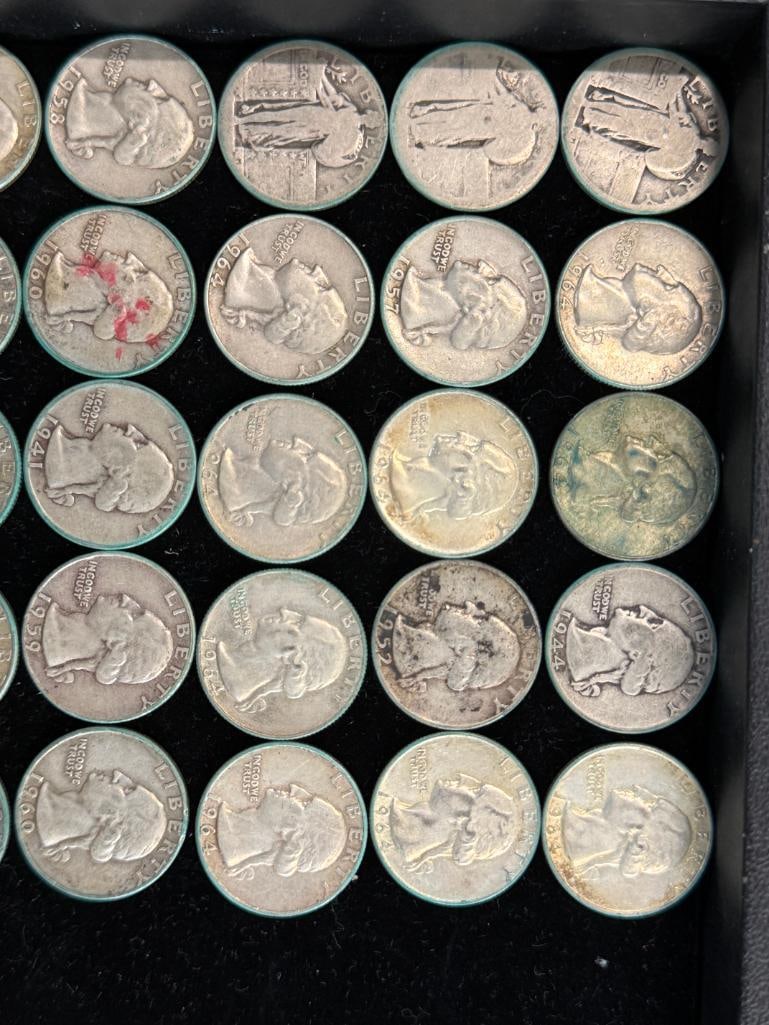40 U.S. Silver Quarters - 4