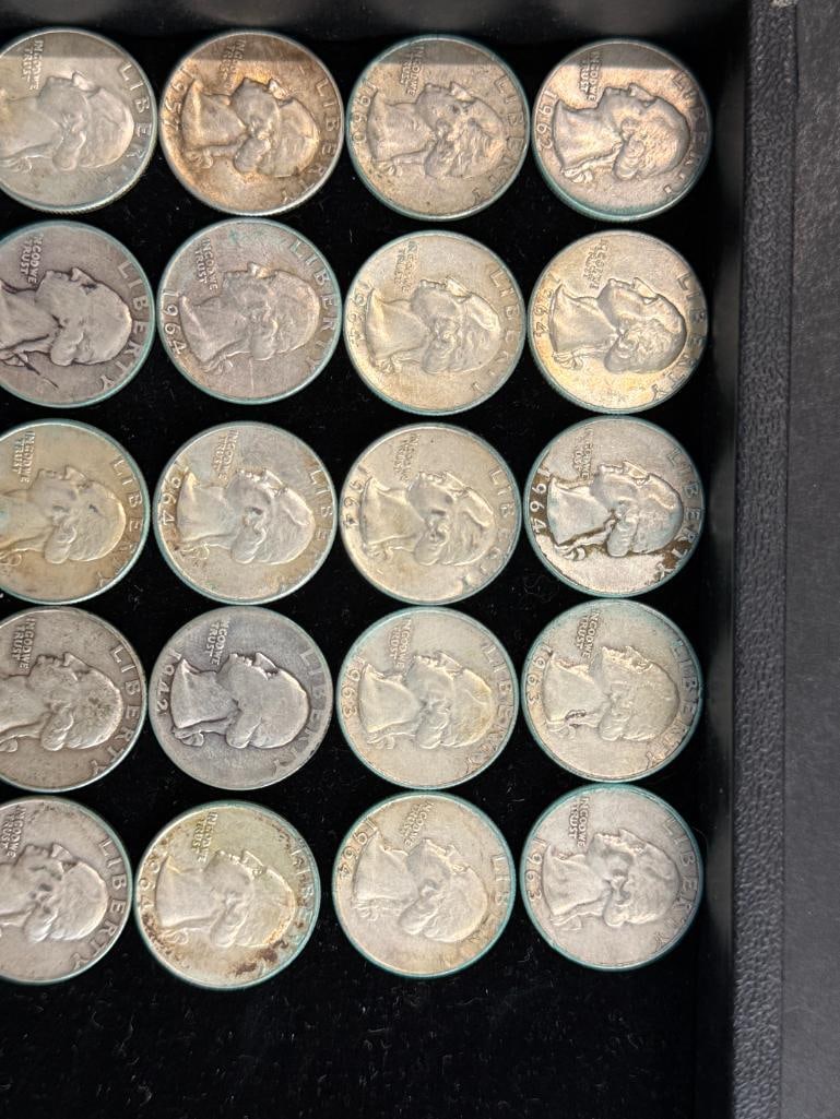 40 U.S. Silver Quarters - 4