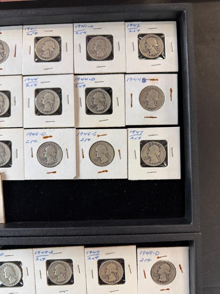 50 U.S. Silver Quarters - 4