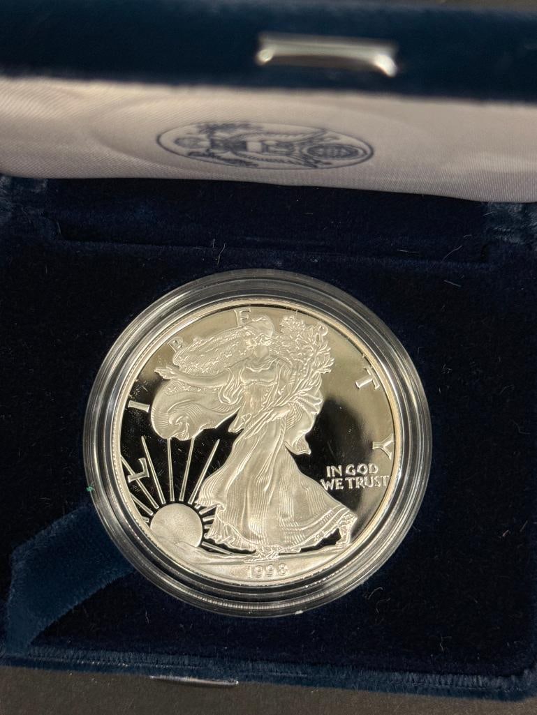 6 Proof U.S. Silver Eagles - 2