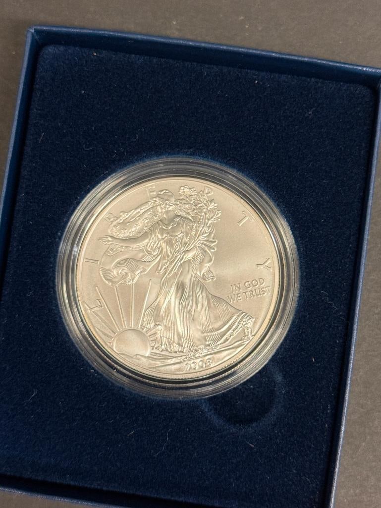 6 U.S. Silver Eagles - 6