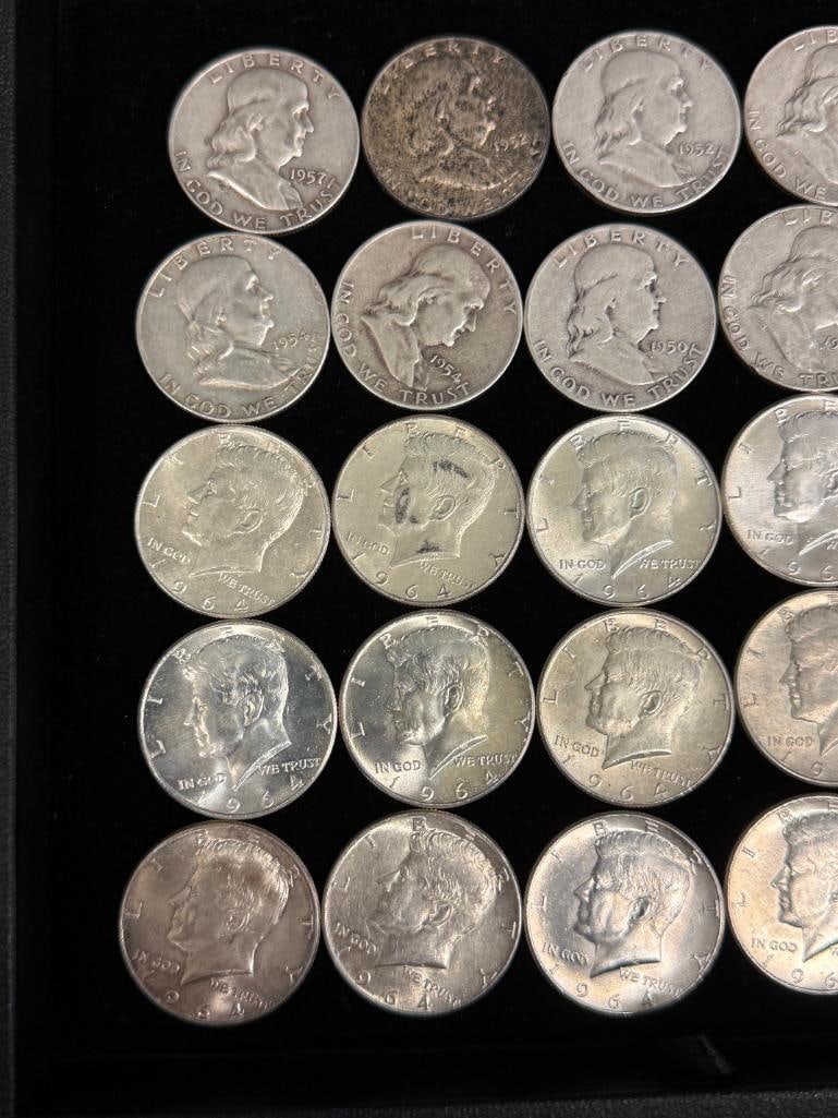 29 U.S. Silver Half Dollars - 2