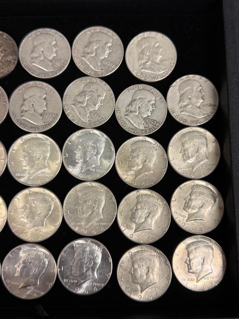 29 U.S. Silver Half Dollars - 3