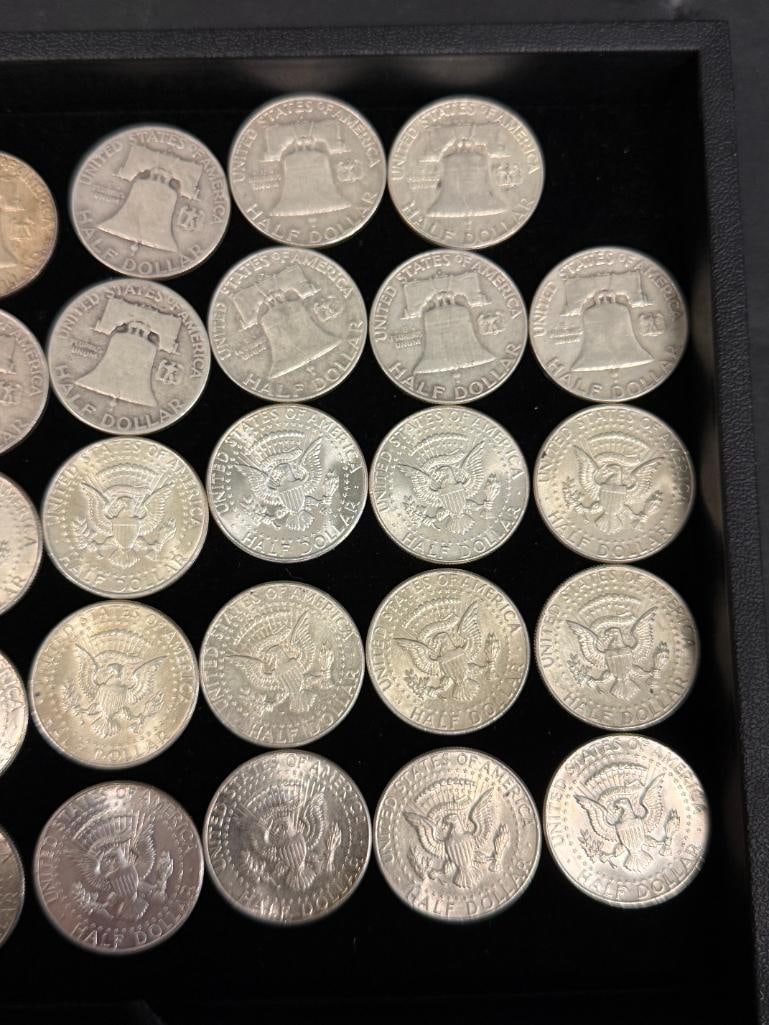 29 U.S. Silver Half Dollars - 6