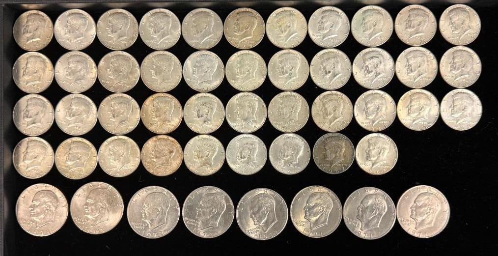 Kennedy 40% Silver Half Dollars etc. (1 of 4)