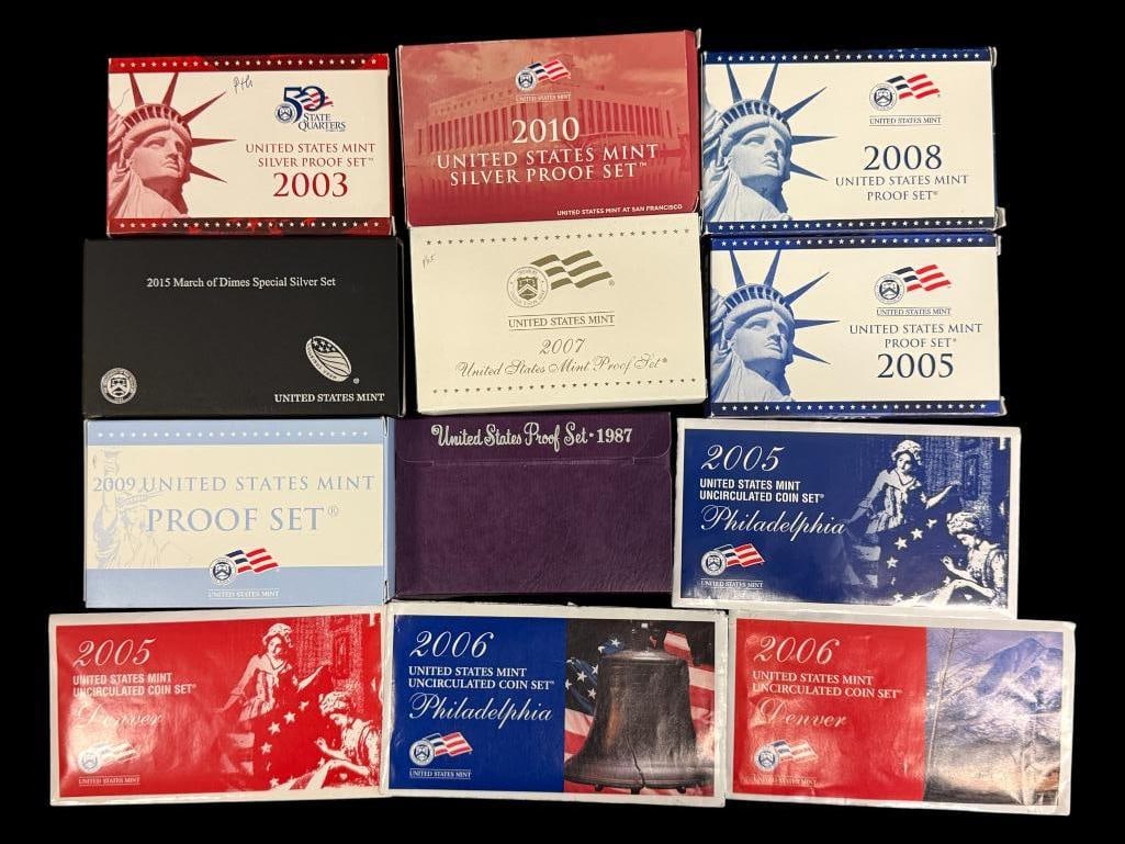 U.S. Silver Proof Sets, Mint sets etc. (1 of 5)