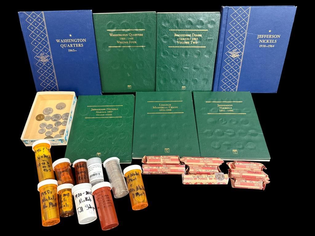 U.S. Wheat Cents, Nickels and more: U.S. Wheat Cents, Nickels, Dimes, Quarters, Lincoln Memorial Cents, Susan B. Anthony dollars and more.