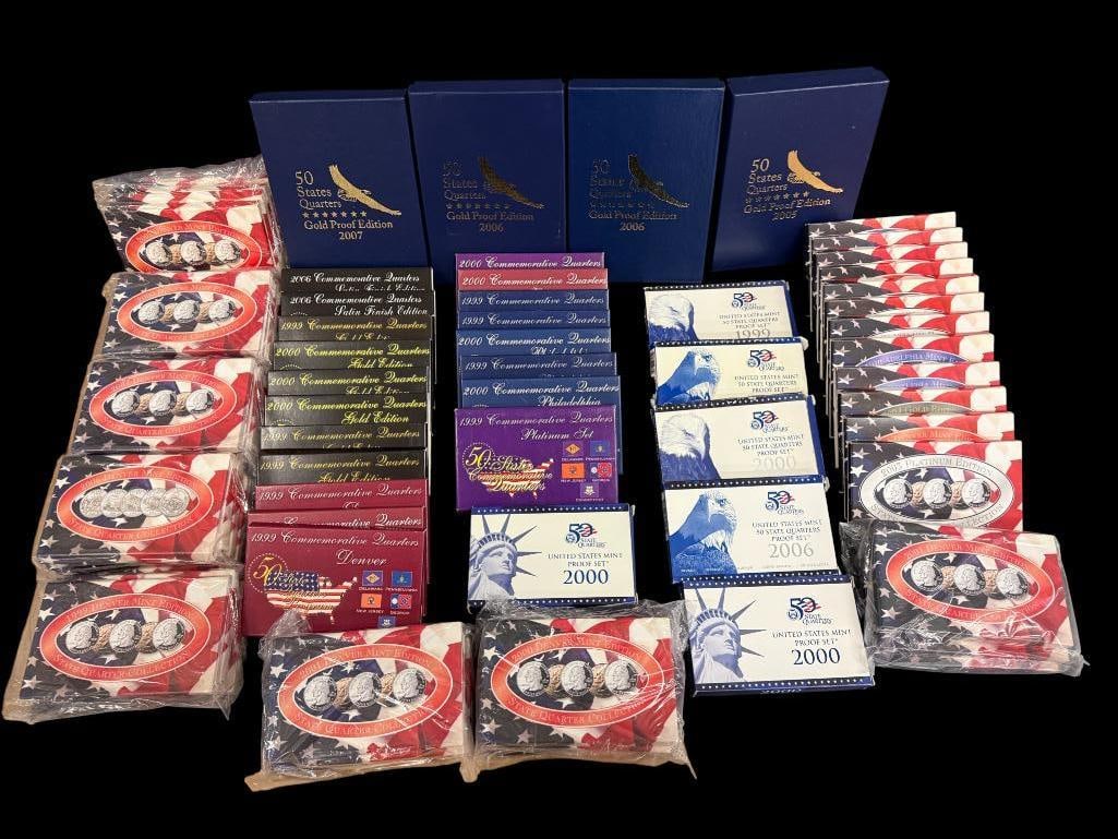 U.S. Mint Proof Sets, State Quarter Sets etc. (1 of 8)