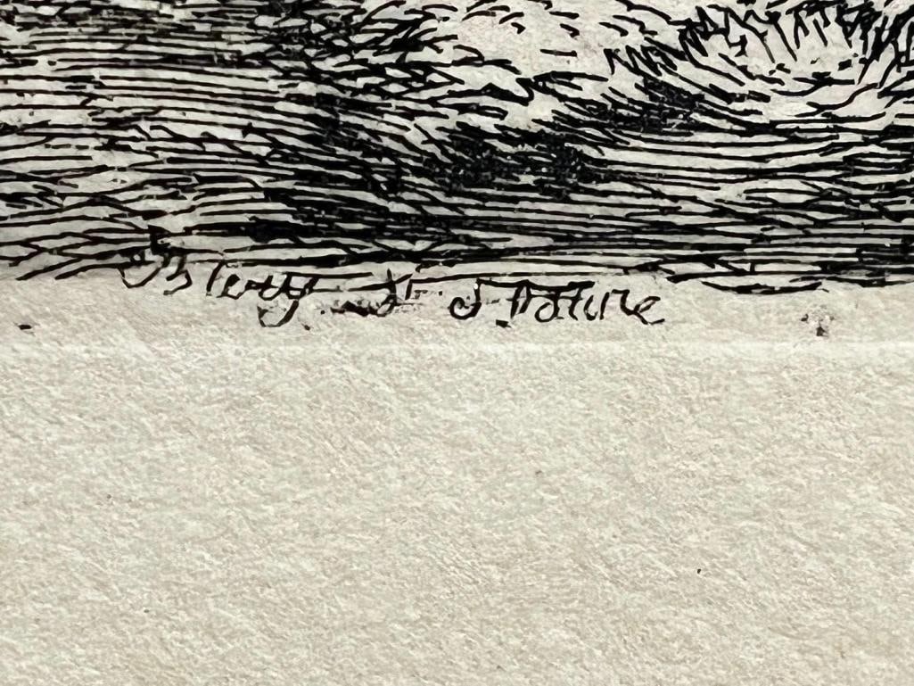 Eugene Blery etching - 3