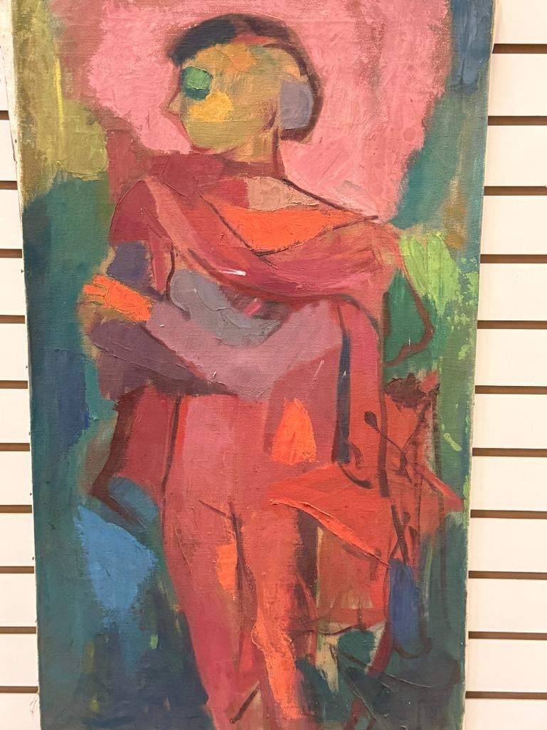 Bernice Perry Sutton signed abstract - 2