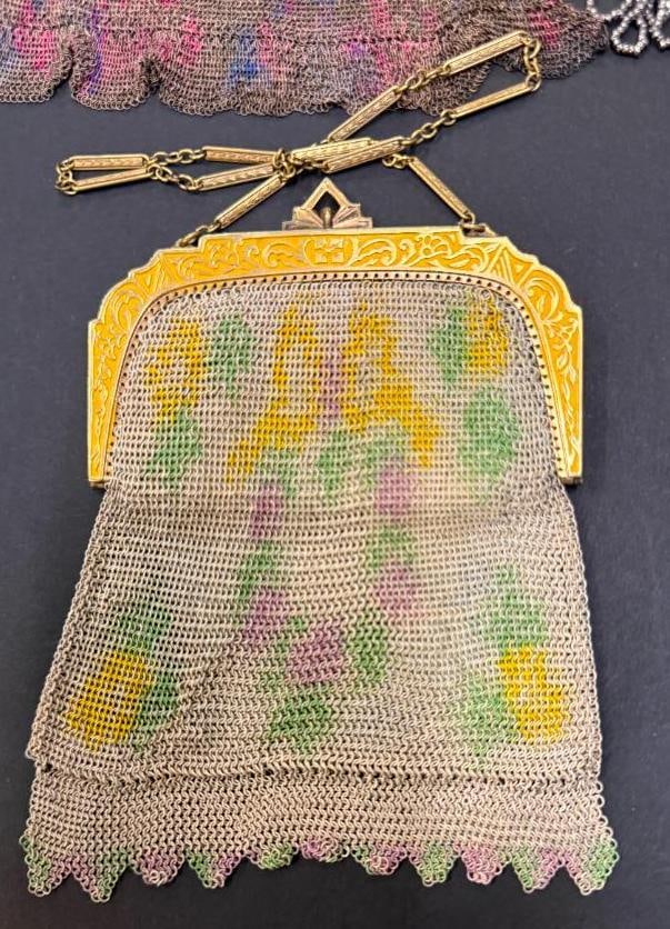 Mesh and Beaded Purses - 2