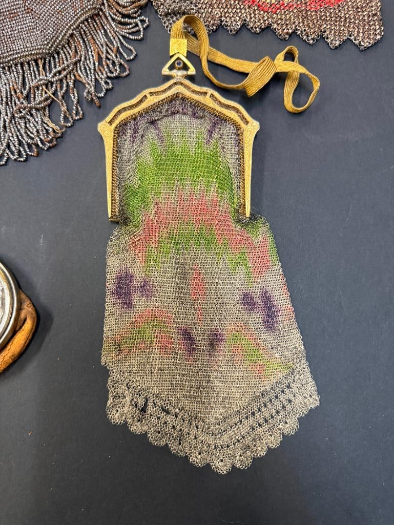 Mesh and Beaded Purses - 4