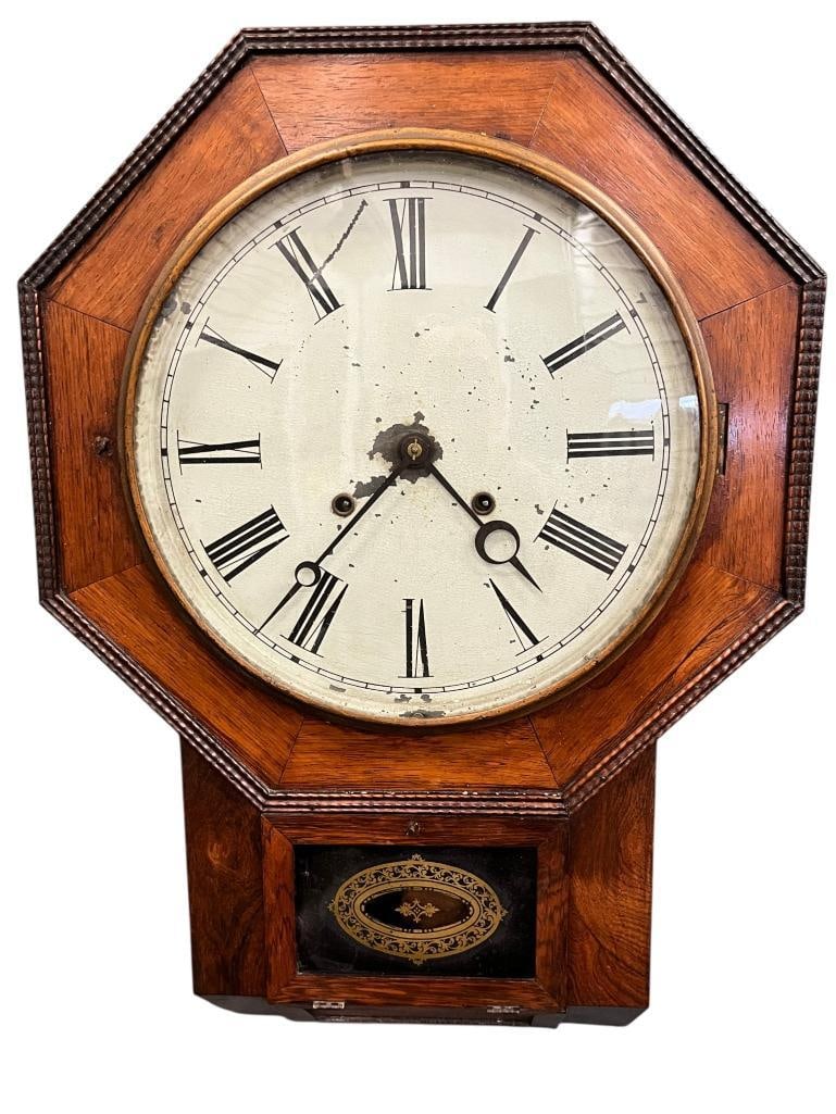 Atkins Clock Co. wall clock (1 of 2)